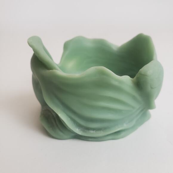 VTG 80s Dina Soapstone Retro Trinket Dish Beta Fish Bathroom Teal Marbled Beach - Picture 5 of 11